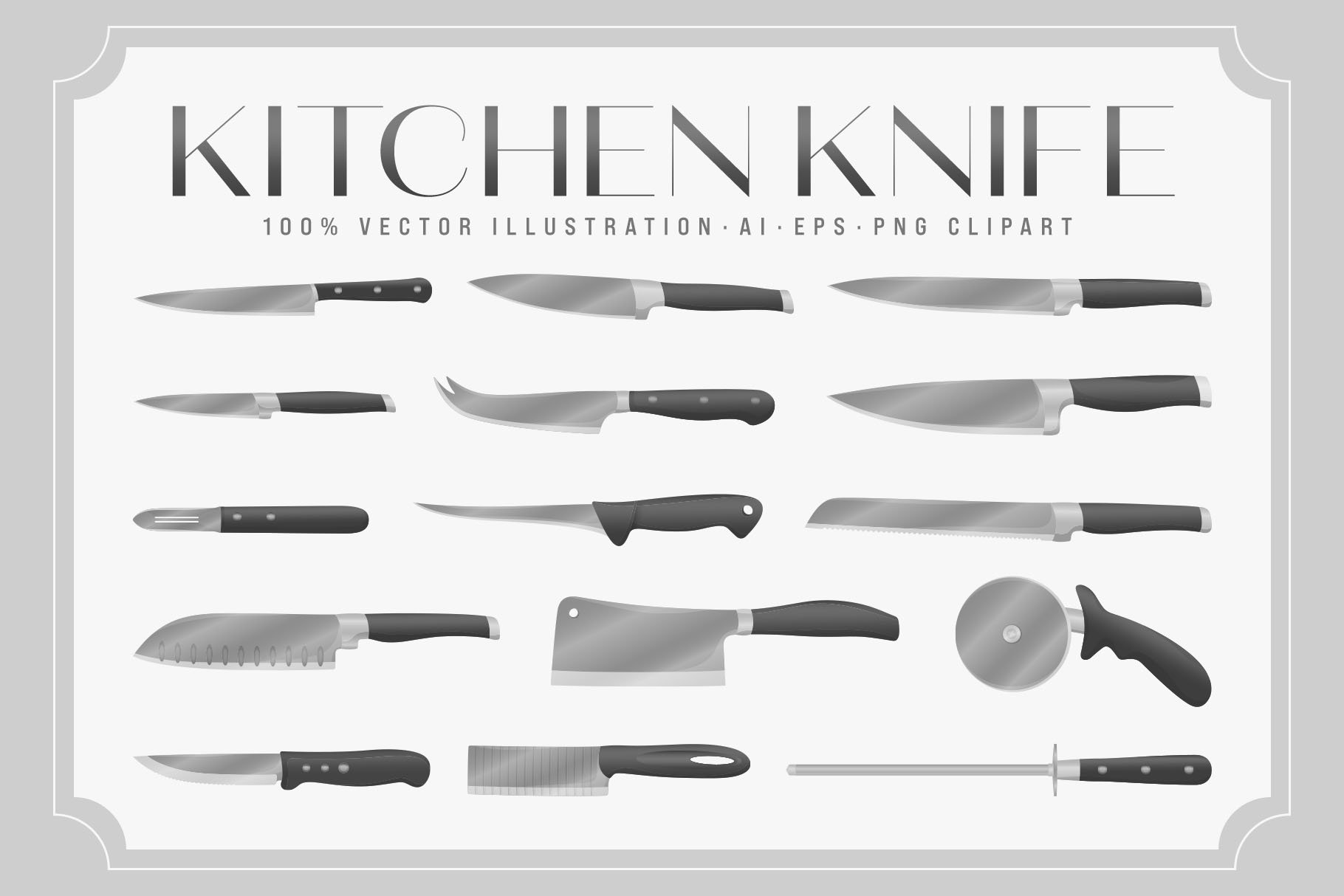 Knife Illustrations cover image.