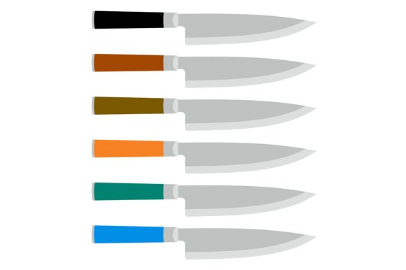 Set of Japan Kitchen Knives preview image.