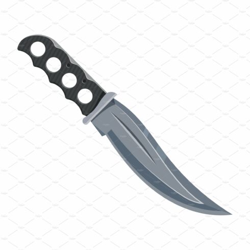 Knife or combat dagger, military cover image.