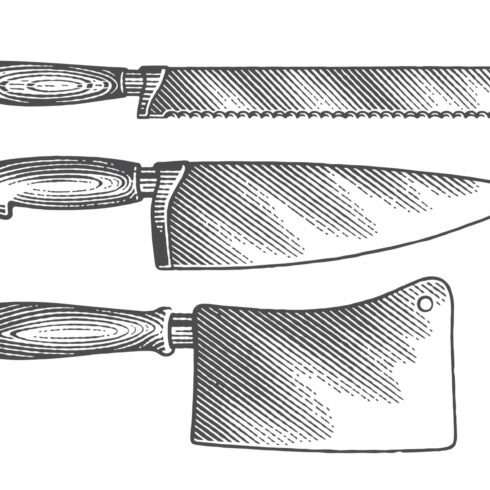 Set of knives cover image.