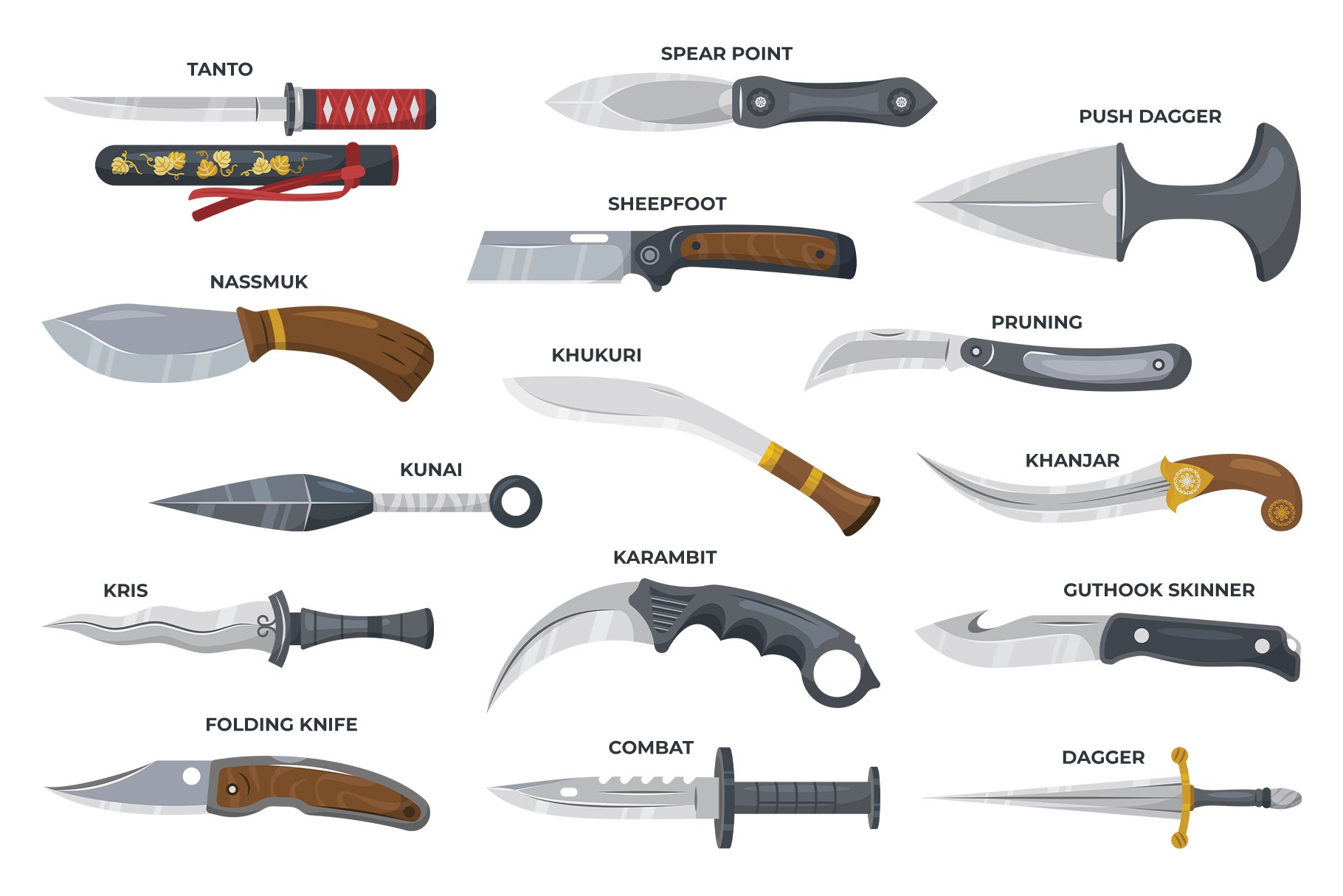 knives illustration set 02 960