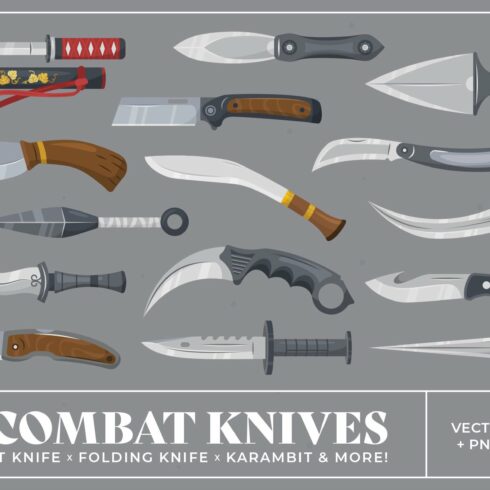 Knives Illustration Set cover image.