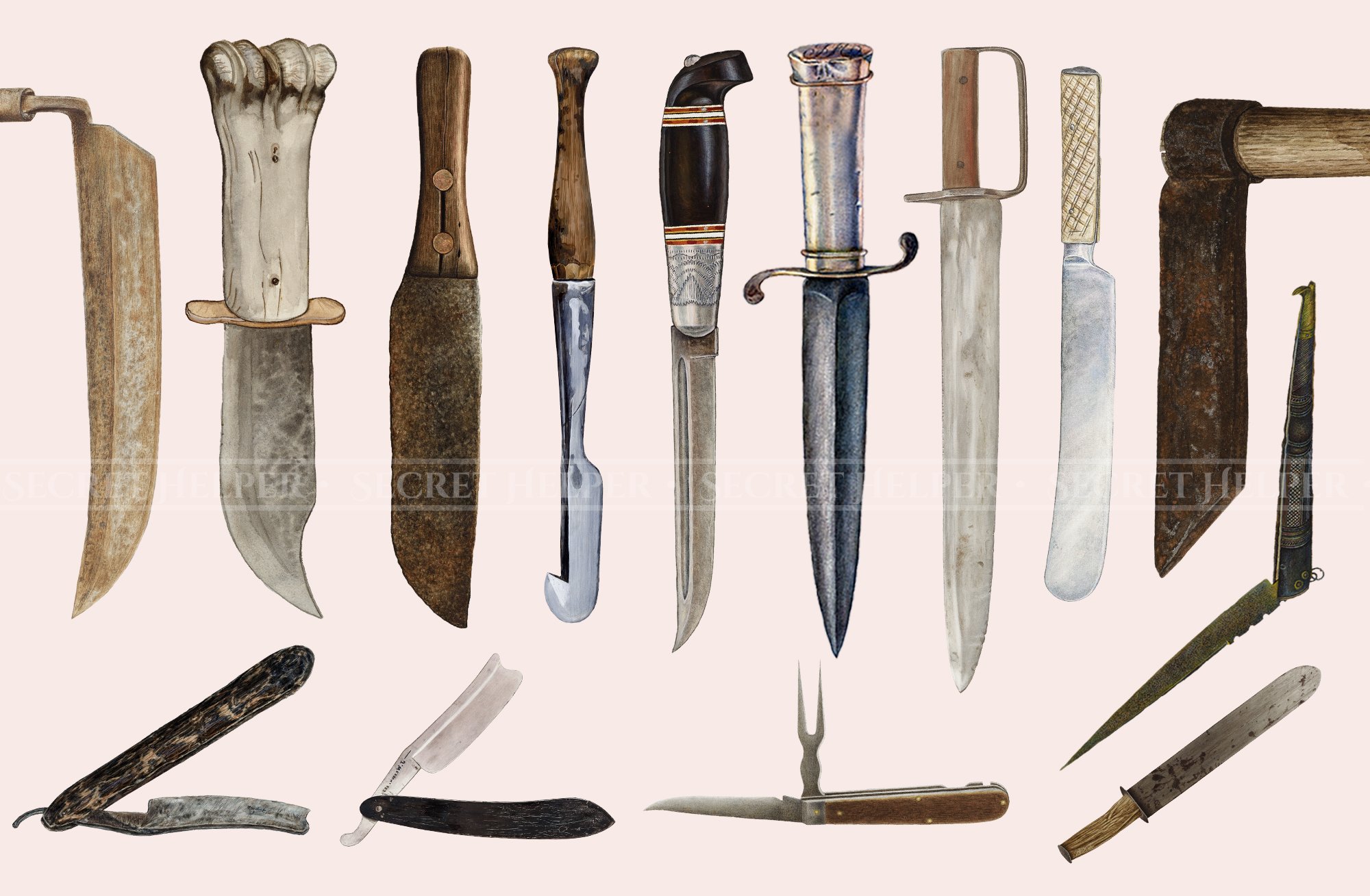 knives png pack 6 21