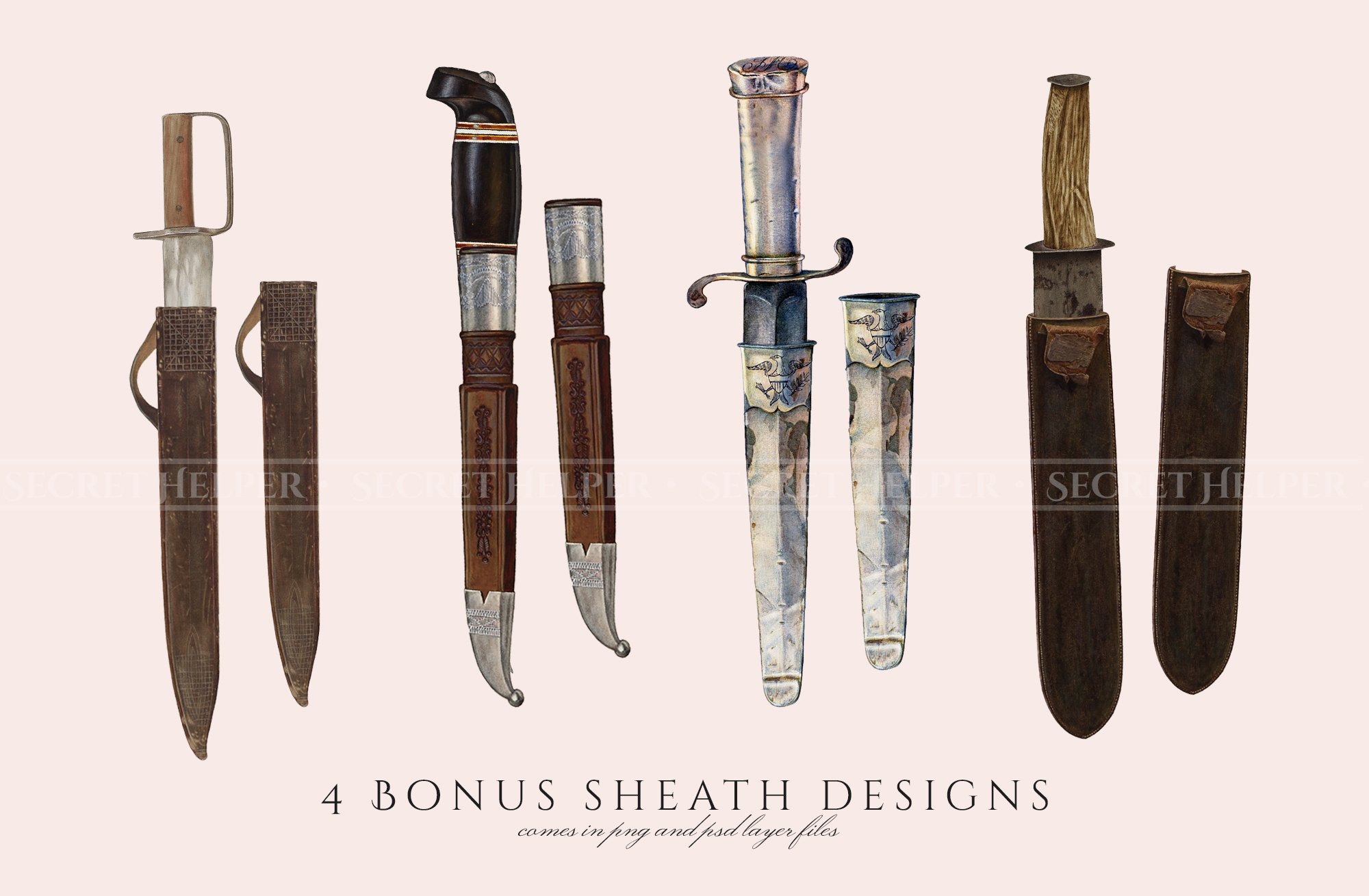 knives png pack 7 928