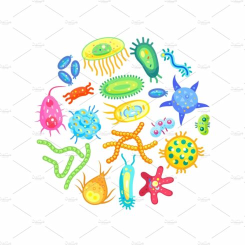 Microbes Bacteria and Viruses cover image.