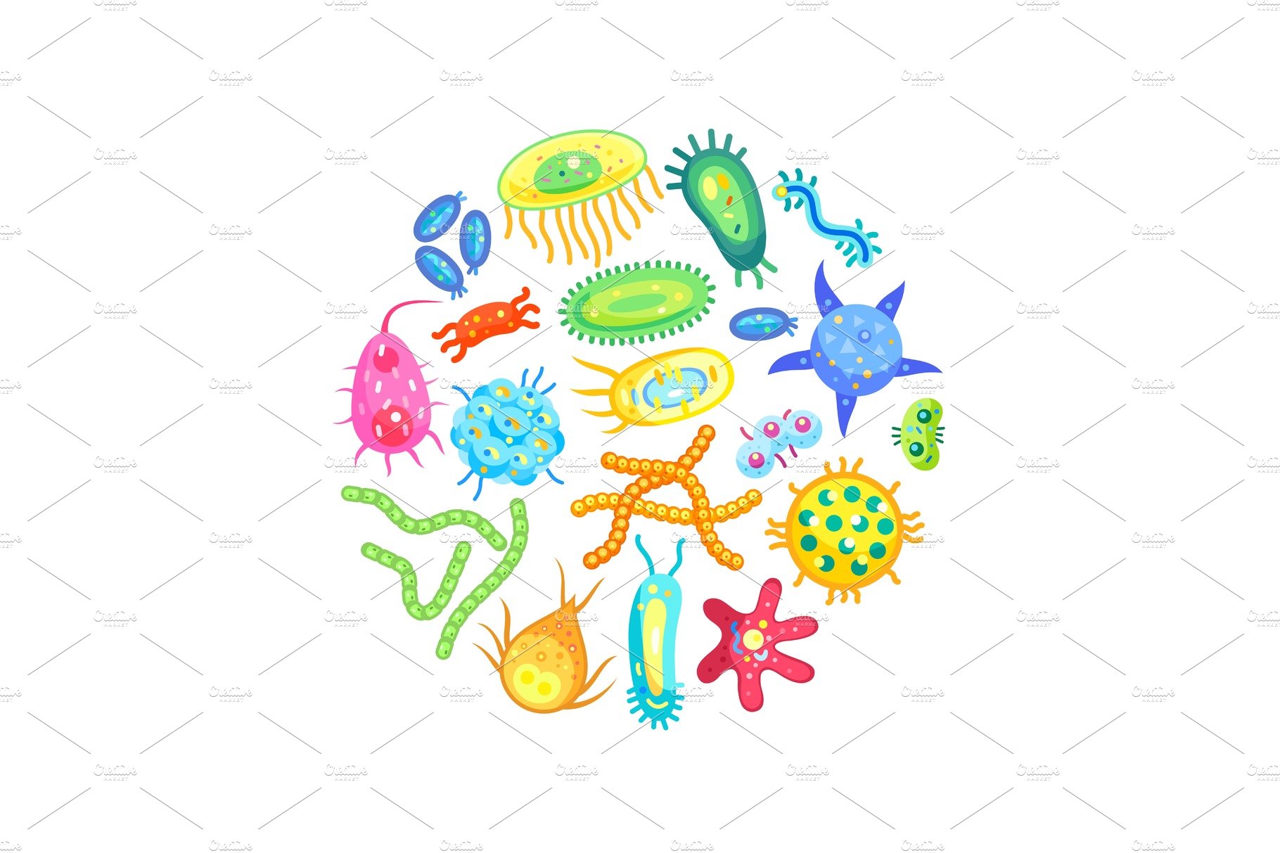 Microbes Bacteria and Viruses cover image.