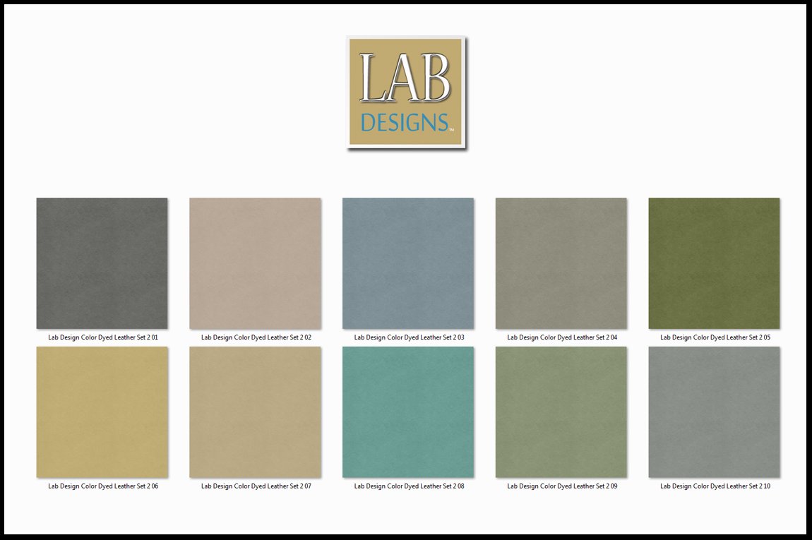 10 Seamless Leathers Coastal Dyes preview image.