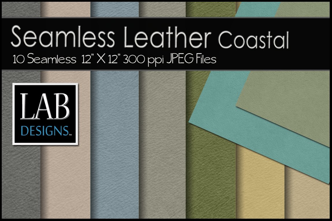 10 Seamless Leathers Coastal Dyes cover image.