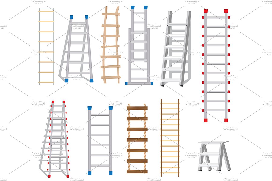 Ladders Set Made from Different cover image.