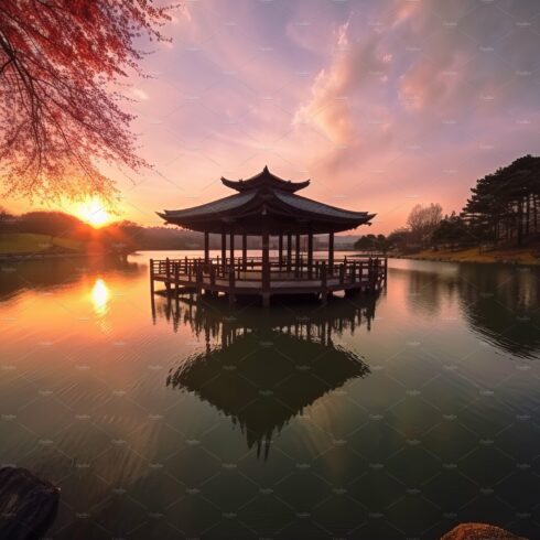 Cherry blossom sunset at the house cover image.