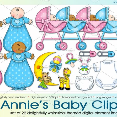 Annie's Baby Clipart cover image.