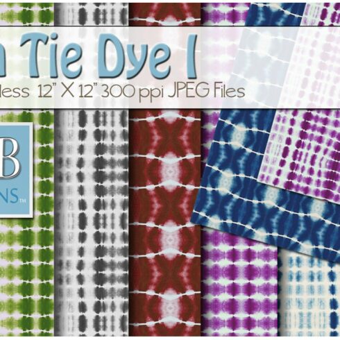18 Goa Tie Dye Fabric Textures I cover image.