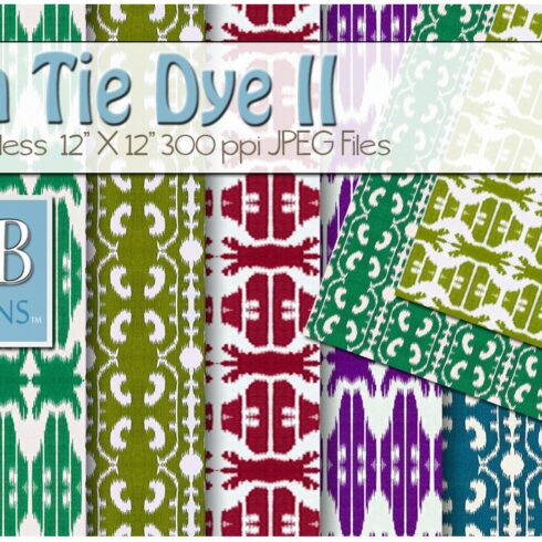 18 Goa Tie Dye Fabric Textures cover image.