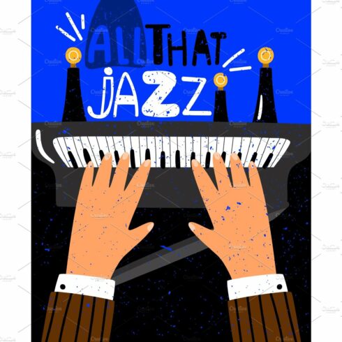 Jazz concept poster cover image.