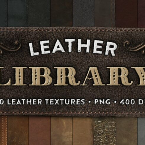 Leather Library - 100 Textures cover image.