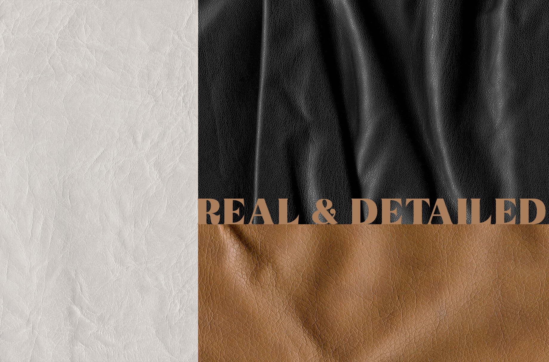 Natural & Vegan Leather Textures preview image.