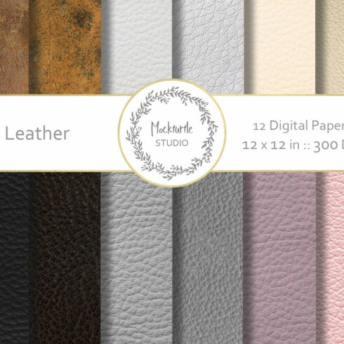 Leather Digital Paper cover image.