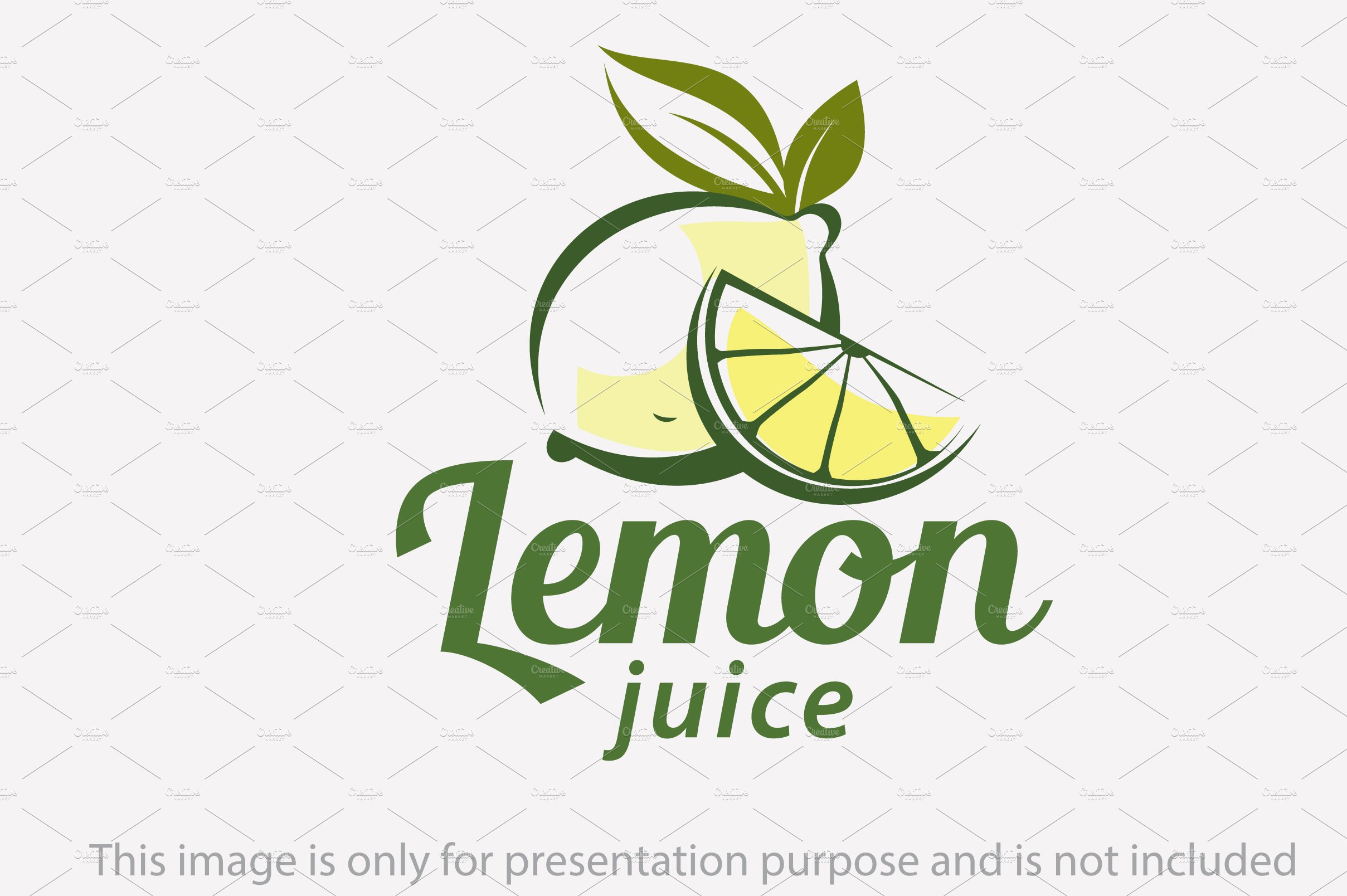 Lime and Lemons Set of Symbols preview image.