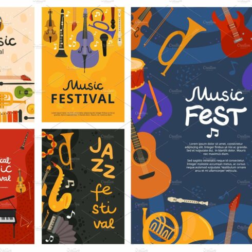 Music festival. Jazz concert cover image.