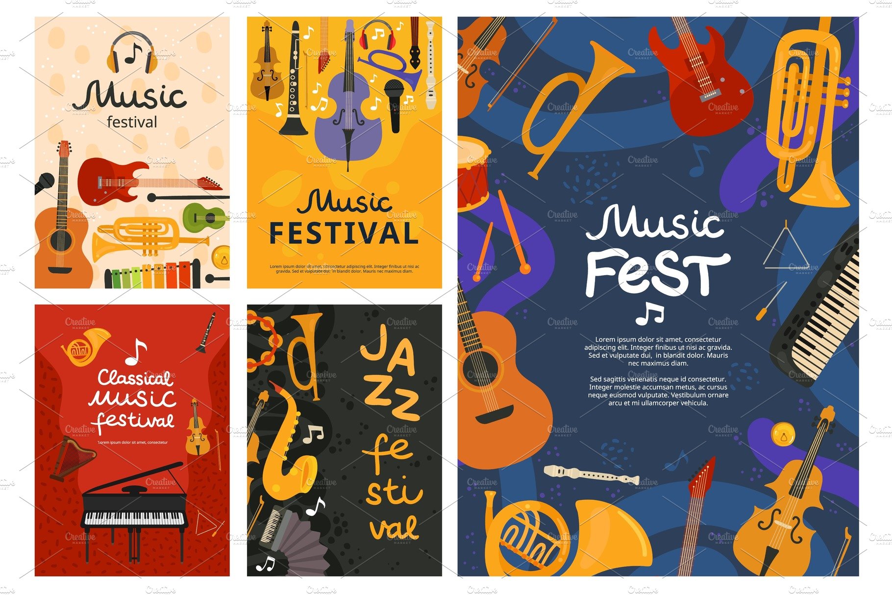 Music festival. Jazz concert cover image.