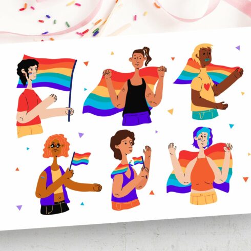 LGBT Activist Illustrations cover image.