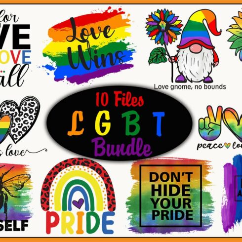 LGBT Graphics Bundle cover image.