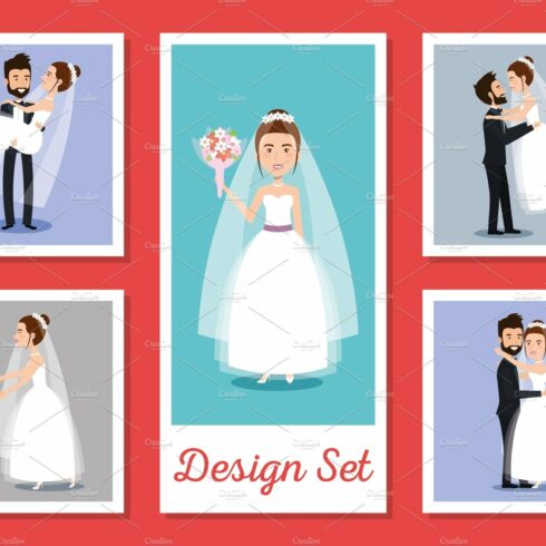designs set of couples married cover image.