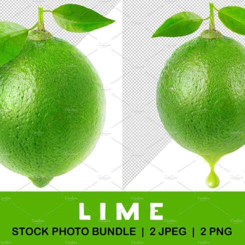 Lime fruit and juice cover image.