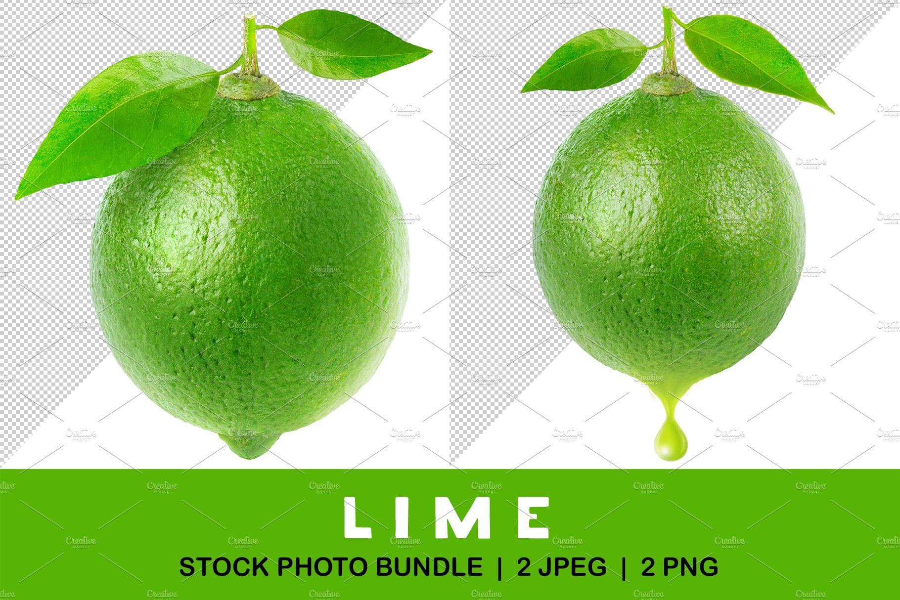 Lime fruit and juice cover image.