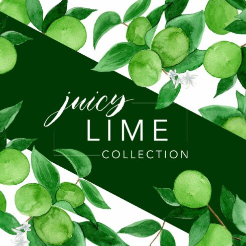 Juicy Watercolor Lime Set cover image.