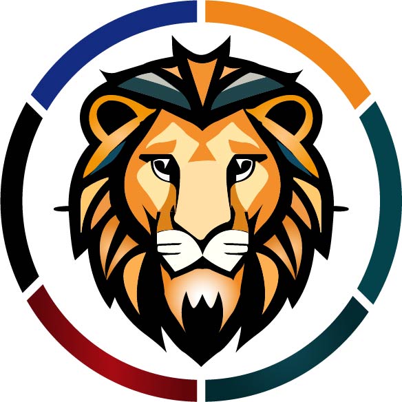 lion logo illustration 533