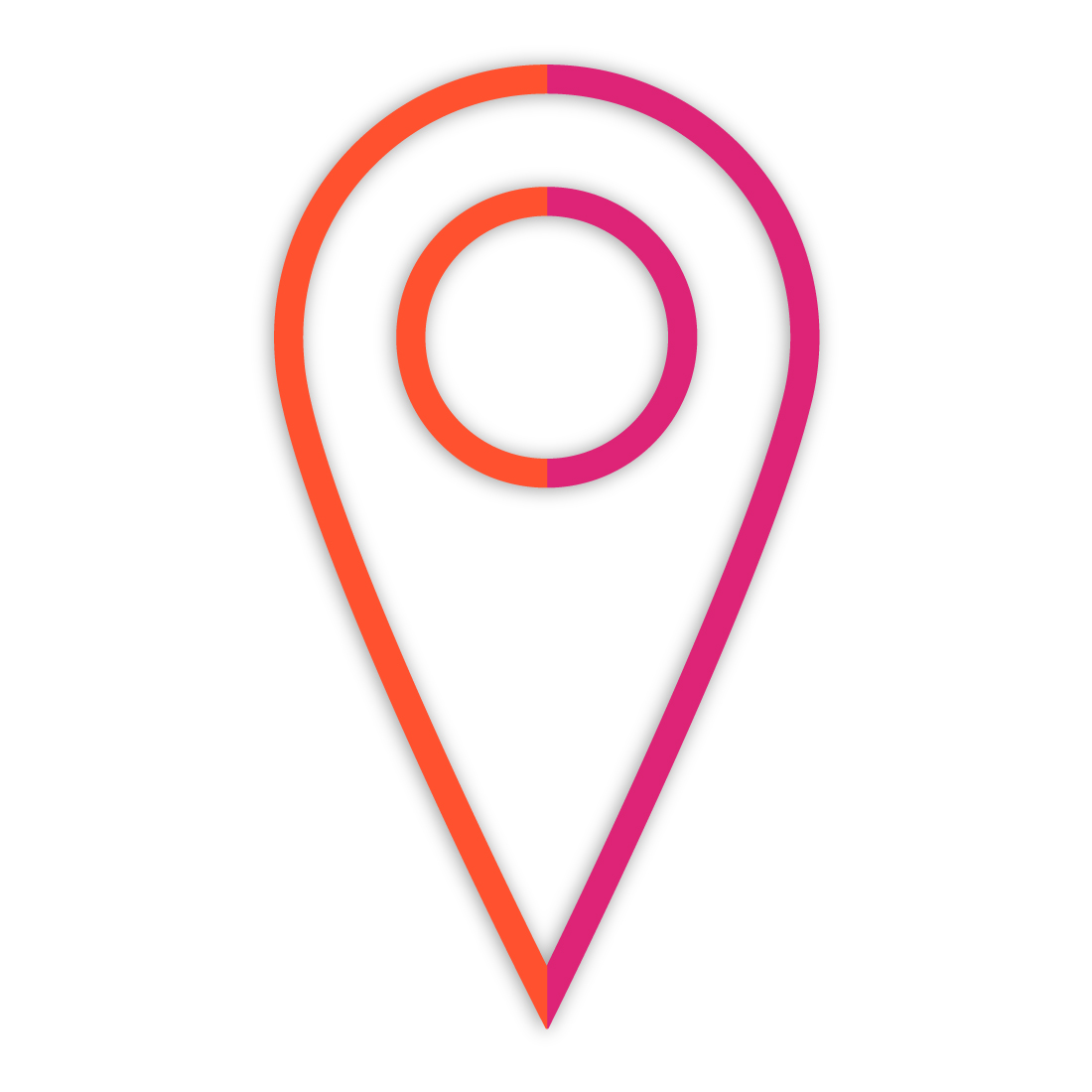 location icon lineal outline 401