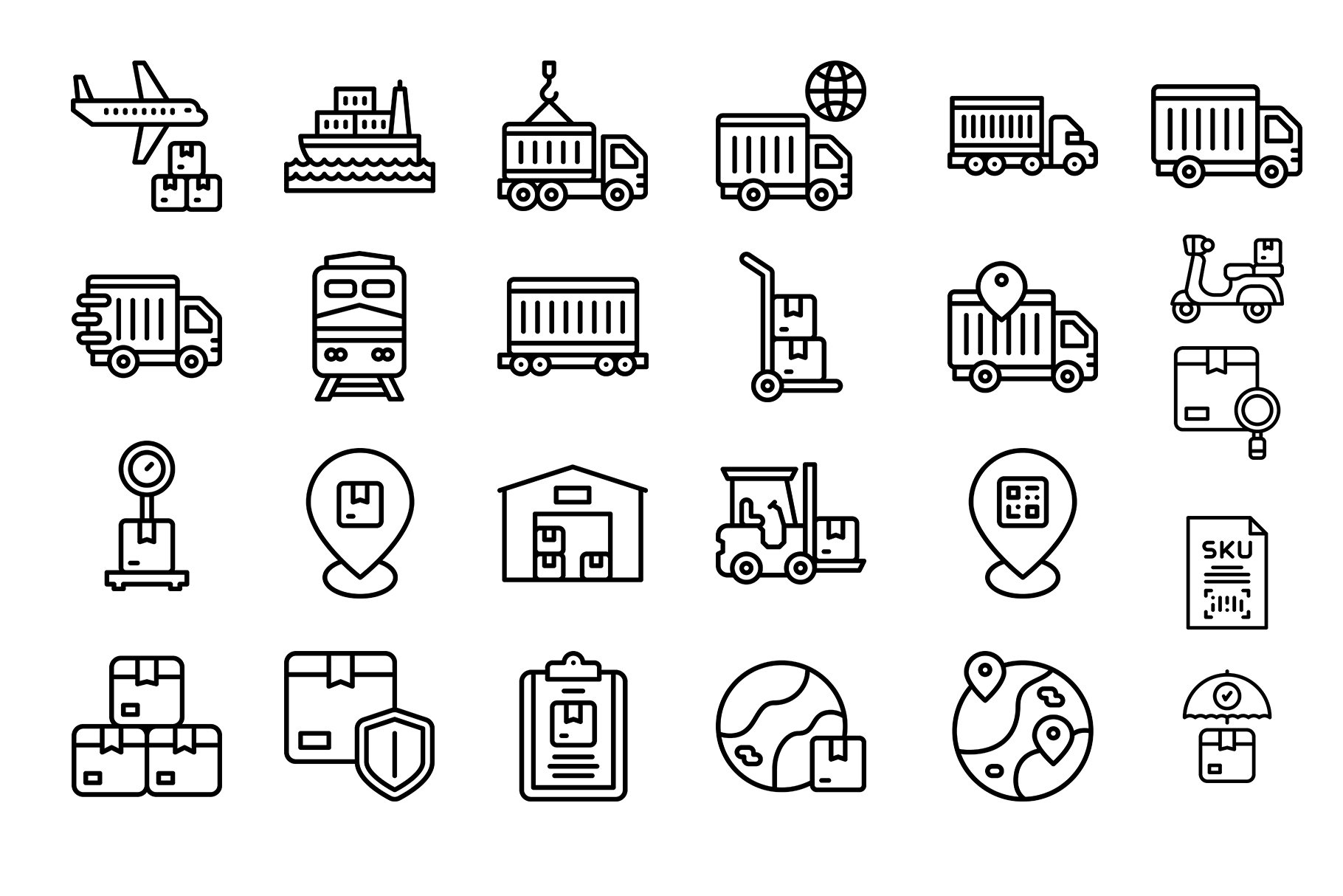 logistic outlline icons preview copy 608