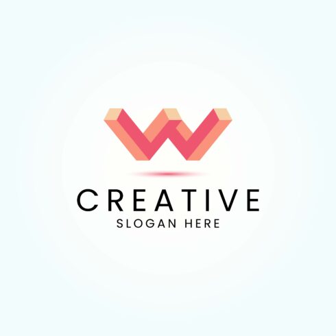 Abstract Modern Letter W Logo Design Vector Template cover image.