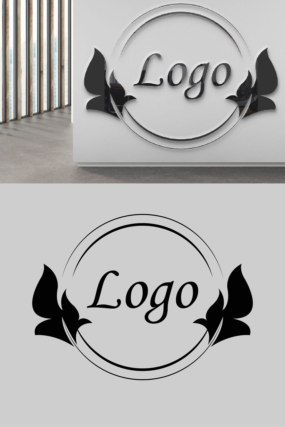 Logo Desogn Here SVG, Ai, EPS, PDF, DXF, JPG, PNG File pinterest preview image.