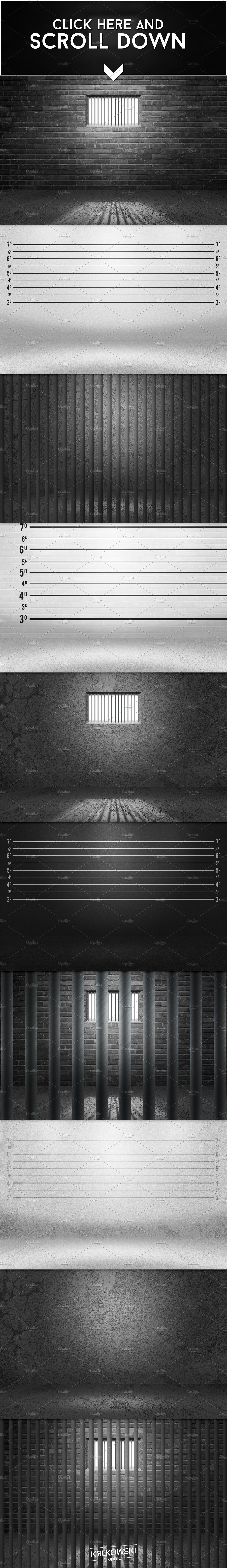 Prison PSD Backdrop preview image.