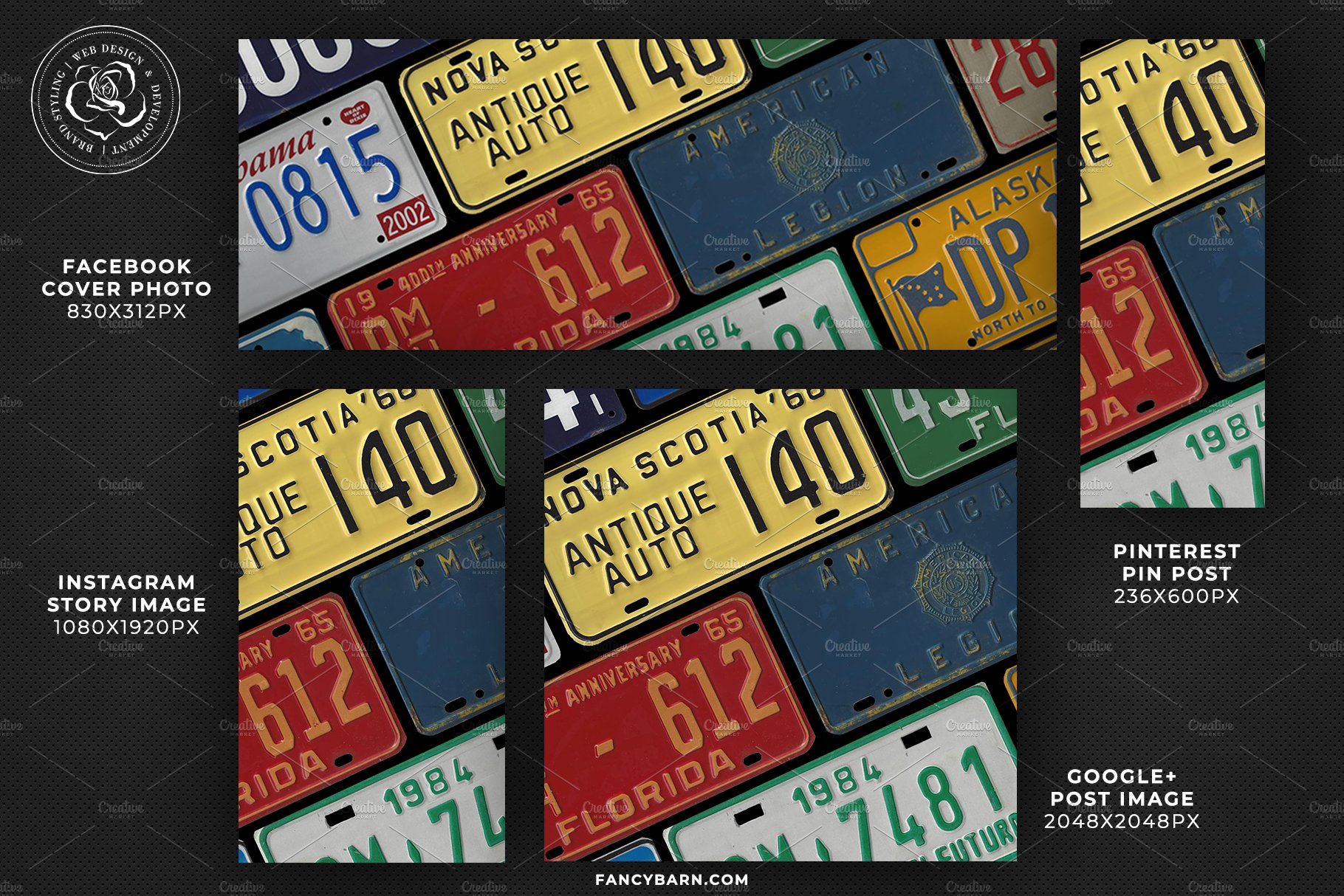 LICENSE PLATE SOCIAL MEDIA IMAGE preview image.