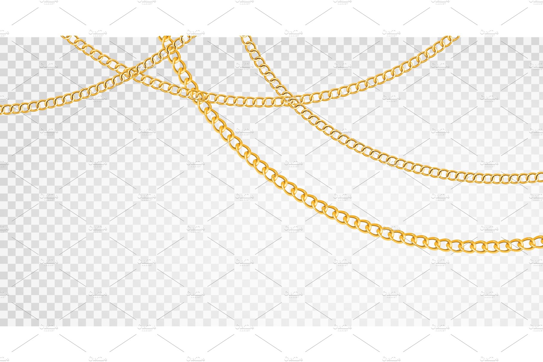 Golden chain. Luxury chains cover image.