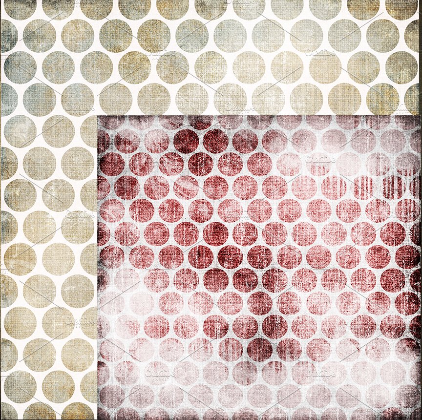 Grungy Canvas Large Dot Textures II preview image.