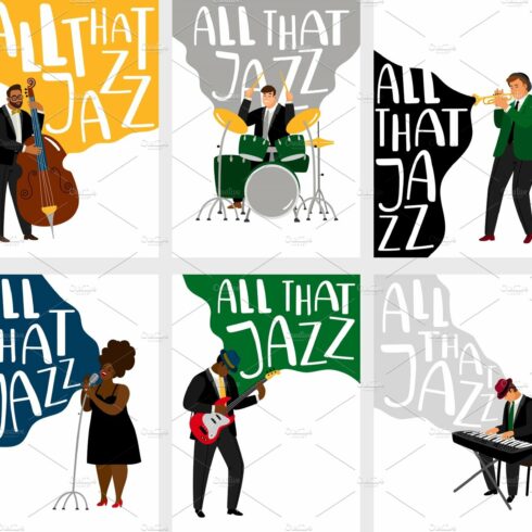 Jazz banners set cover image.