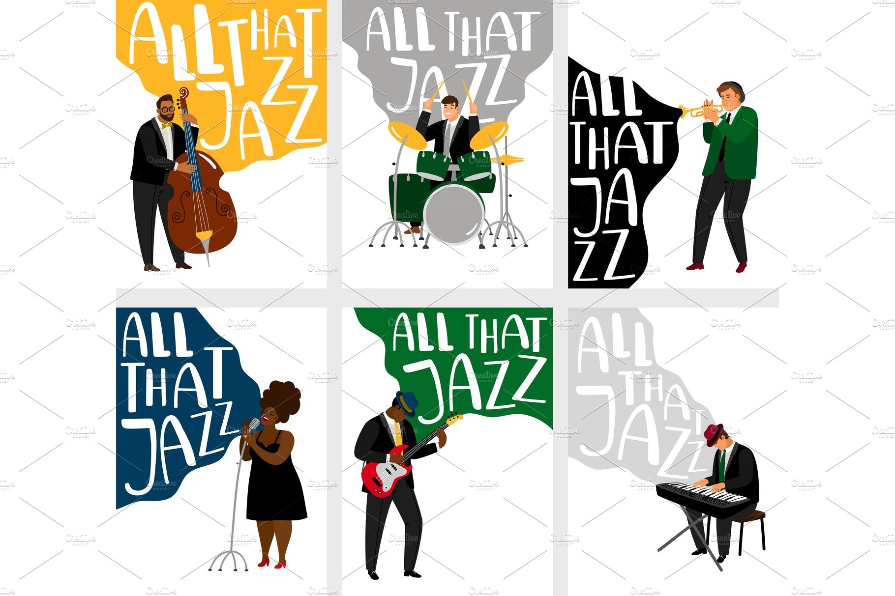 Jazz banners set cover image.