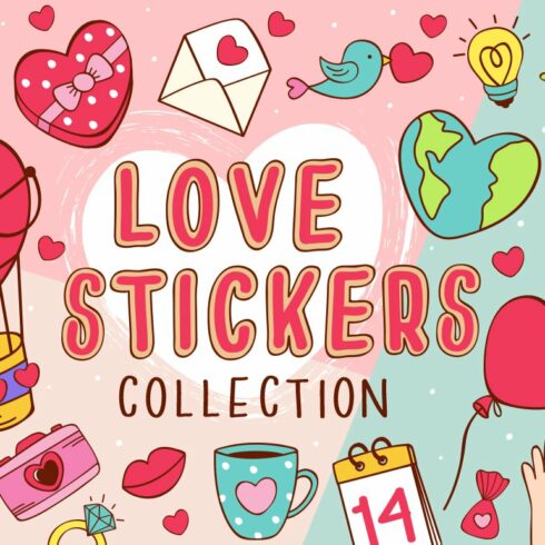 love stickers collection cover image.