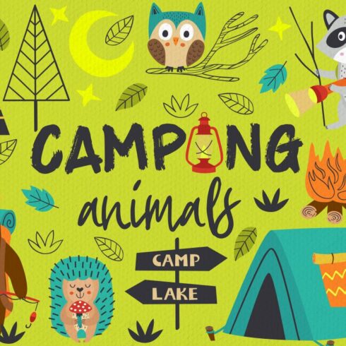 camping with animals cover image.