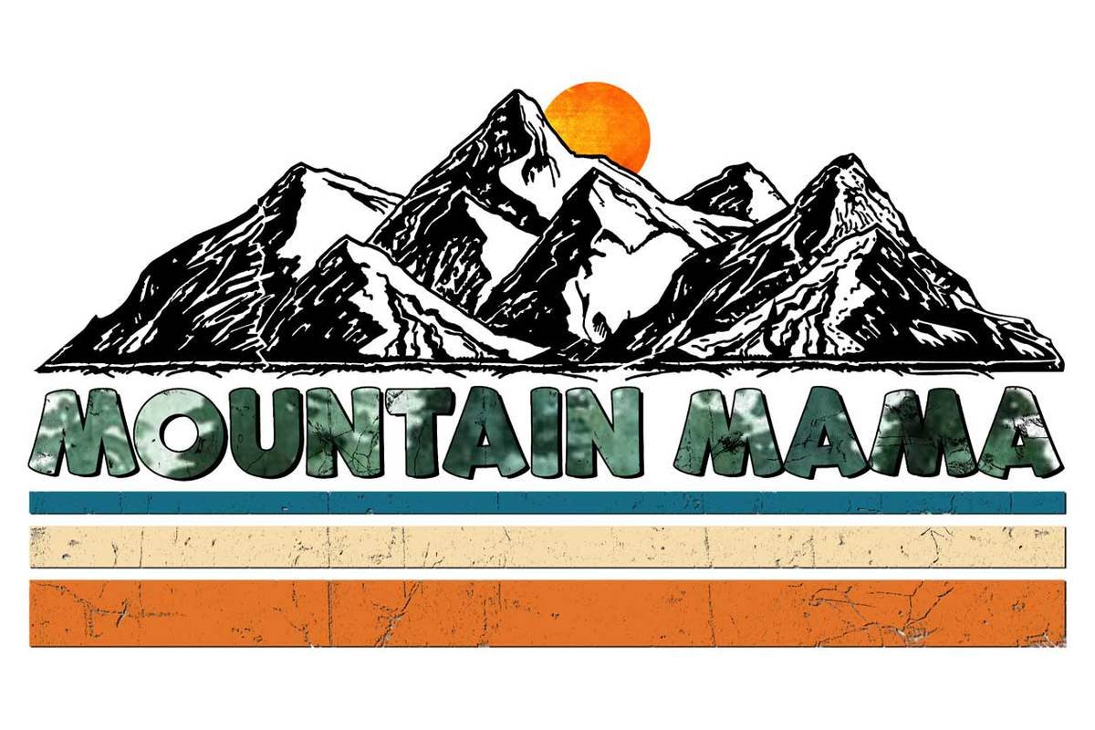 Mountain Mama Sunset Sublimation cover image.