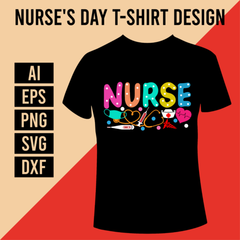 NURSE'S DAY T-Shirt Design cover image.