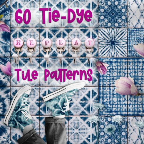 Tie Dye Repeat Tile Patterns cover image.