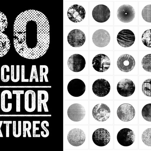 30 Circular Vector Textures cover image.