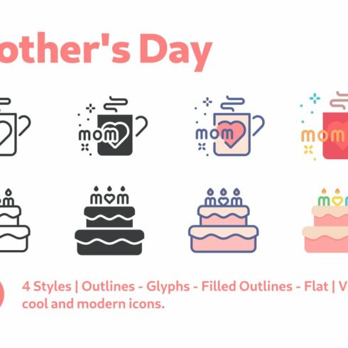 Mother's Day Icons cover image.