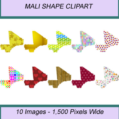 MALI SHAPE CLIPART ICONS cover image.