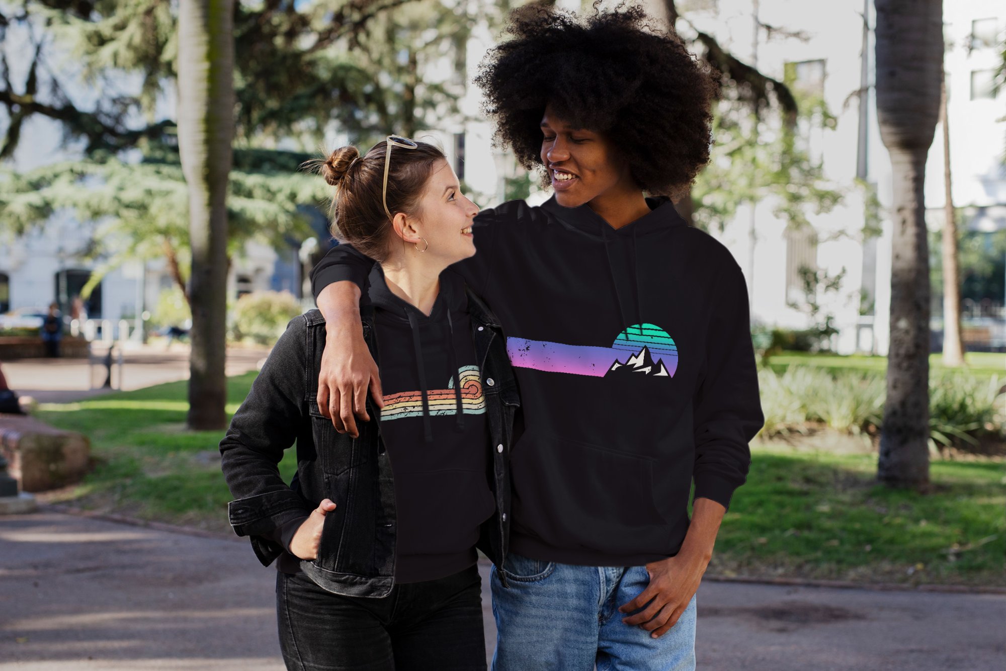 man and woman hug outside hoodie mockup 2000x1334 257